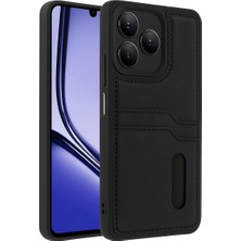 Note 50 4g Kılıf Sara Kartvizitli Deri Kılıf - Siyah