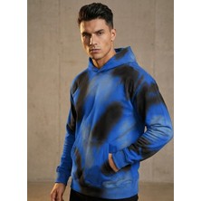 Unique Core Batik Desenli Kapşonlu Sweatshırt