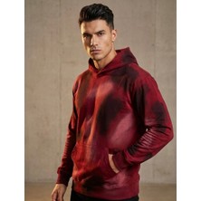 Unique Core Batik Desenli Kapşonlu Sweatshırt