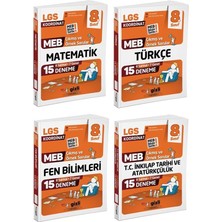 Gizli Yayınları Gizli 2026 8. Sınıf Lgs Matematik + Türkçe + Fen + Inkılap Meb Çıkmış ve Örnek Sorular Seti 4 Kitap