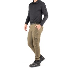 Taktik Kargo Pantolon Unisex Haki | Suya Dayanıklı | Esnek Kumaş | Rahat ve Dayanıklı Tasarım