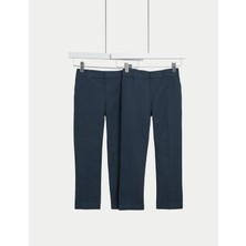 Marks & Spencer 2'li Regular Okul Pantolonu (2–18 Yaş)
