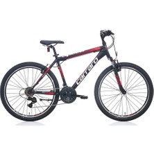 24 Jant Carraro Speed 240 Dağ Bisikleti | 36 cm Kadro | 21 Vites | V Fren | Mat Siyah-Kırmızı-Koyu Kırmızı | Blc Bisiklet
