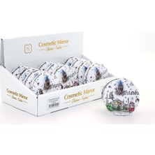 Erseyy Taşlı Istanbul Tasarımı El Aynası Kalın