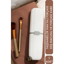 Toptanhane Seyahat Tipi Aksesuar Taşıma Kabı - Makyaj Fırçası, Gözlük, Diş Macunu ve Fırçası Saklama Kabı