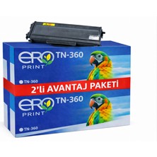Ero Print Brother HL-2150N Muadil Toner - 2'li Avantaj Paket