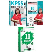 Yargı Yayınevi Türkçe Konu ve Türkçenin Yönderinden 10 Paragraf Deneme - 2026 Kpss Ön Lisans Çözümlü 10 Deneme