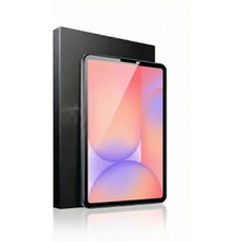 Fibaks Galaxy Tab S9 FE/S10 FE/S10 Lite Uygulama Aparatlı Ekran Koruyucu Gerçek Kırılmaz Cam X510 X520 X400