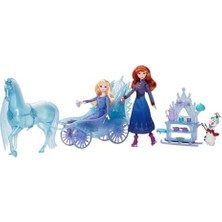 Mattel Çıkarılabilir Elbisesi ve Ayakkabılarıyla Mattel Karlar Ülkesi Bebek, Büyüleyici Atı Nokk ve Macera Arabası, Karlar Ülkesi: Kış Sonu Festivali Teması, JBG56