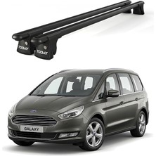 Today Auto Trio-Iı Ford Galaxy (2015 ve Sonrası) Uyumlu Siyah Kilitli Ara Atkı 135CM Port Bagaj Tavan Barı