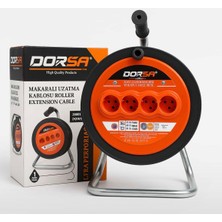 Dorsa Makaralı Uzatma Kablosu 3x2.5 mm Makaralı Kablo 30 Metre