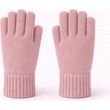 Gigi Giyim Sade Renk Unisex Çocuk Eldiven