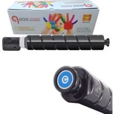 QPrint Canon C Exv 54 Mavi Muadil Toner 1395C002 Ir C3025 Ir C3125