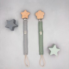 Zuppers Müslin Emzik Askısı 2li Set Duman-Mint