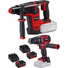Einhell  Tp-Hd 18/26 Li Bl Akülü Pnömatik Matkap Tp-Cd 18/70 Li-I Bl Matkap 2X4.0AH Akülü Kömürsüz Set