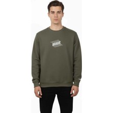 Bigümex The Brave Premium Erkek Sweatshirt 3 Iplik