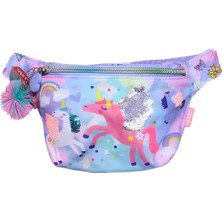 Hot Wheels Dream Vest Unicorn Mor Bel Çantası