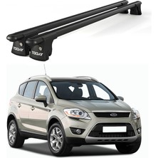 Today Auto Trio-I Ford Kuga (2008-2012) Uyumlu Siyah Kilitli Ara Atkı 120CM Port Bagaj Tavan Barı