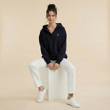 Vibeout G Hush Overshirt  - Navy (Kadın Sweatshirt)