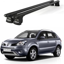 Today Auto Trio-I Renault Koleos (2008-2016) Uyumlu Siyah Kilitli Ara Atkı 120CM Port Bagaj Tavan Barı