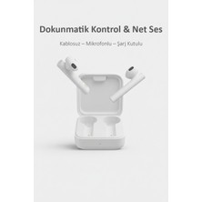 Tekvora Bluetooth 5.0 Kablosuz Kulak Içi Kulaklık | Anc | Dokunmatik Kontrol | Mikrofonlu | Suya Dayanıklı