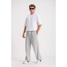 Vladivosto Paçası Stoperli Bol Kalıp Salaş Rahat Overisize Baggy Normal Bel Büyük Beden Eşofman Altı