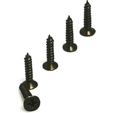 Pazarcan Klips, Menteşe, Ayak, Ağaç, Sunta Vidası 3X13 mm - Siyah 100 Adet