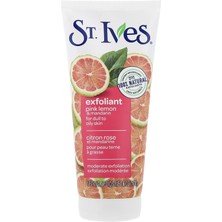 St. Ives Pembe Limon ve Mandalina Özlü Mat ve Yağlı Ciltler Için Yüz Peelingi 170GR