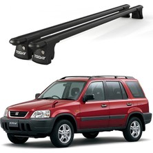 Today Auto Trio-I Honda Cr-V (1996-2001) Uyumlu Siyah Kilitli Ara Atkı 120CM Port Bagaj Tavan Barı