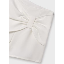 Mayoral Kız Çocuk Krem Krep Etek Pantolon 06940