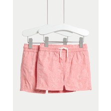 Marks & Spencer Nakışlı Bebek Deniz Şortu (0-3 Yaş)