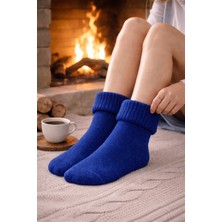 Gigi Giyim Kıvrıklı Yumuşak Dokulu Kadın Yün Çorap