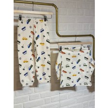 Neli Butik Fitilli Arabalı Erkek Çocuk Pijama Takımı