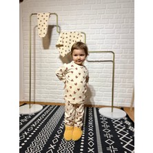 Neli Butik Kalpli Fitilli Kız Çocuk Pijama Takımı