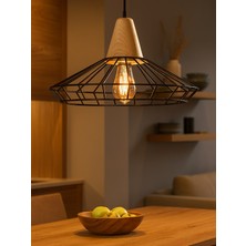 Noonlux Design & Lighting Wengen Sarkıt Avize Ahşap Detay