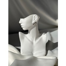 NB Steelora Çelik Üçlü Yuvarlak Küpe Silver Renk