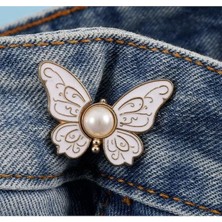 Gucso Kelebek Model Pantolon Beli Daraltma Aparatı, Kemer, Broş, Kelebekli Pantolon Beli Daraltma Çıtçıtı