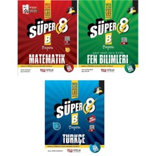 Okul Marketim 8. Sınıf Lgs Süper Matematik + Lgs Süper Fen Bilimleri + Lgs Türkçe Soru Kitabı Seti (3 Kitap)