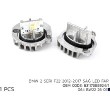 Niken Nıken 064BW222601 - Bmw 2 F22 2012-2017 Sağ LED Far Modl 63117388924/1