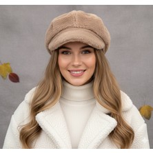 IRONMOON Kürk Pelüş Kep Şapka Kaptan Kasket