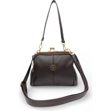 Sanmorris Kadın Burslu 4 Bölmeli Ayarl Çapraz Askılı Yumuşak Suni Deri Omuz ve Çapraz Çanta 1439