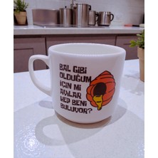 Nesli Home Komik Yazılı Seramik Kupa Bardak - Hediyelik Seramik Kahve Çay Fincanı Kupa Mug