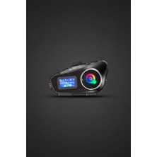 Tekvora Bluetooth Interkom Motosiklet Kask Kulaklığı | Fm Radyo | Sd Kart | Eq Destekli | Type-C Şarj