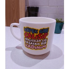 Nesli Home Komik Yazılı Seramik Kupa Bardak - Hediyelik Seramik Kahve Çay Fincanı Kupa Mug