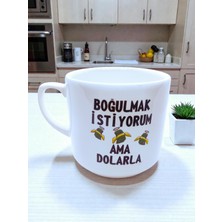 Nesli Home Komik Yazılı Seramik Kupa Bardak - Hediyelik Seramik Kahve Çay Fincanı Kupa Mug