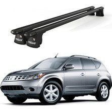 Today Auto Trio-I Nissan Murano (2003-2008) Uyumlu Siyah Kilitli Ara Atkı 135CM Port Bagaj Tavan Barı