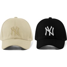 Quatex Ny New York 2'li Set Şapka Unisex