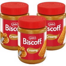 Lotus Biscoff Creamy Sürülebilir Krem 400 G X3 – Karamelize Bisküvi Lezzetli Set