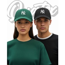 Quatex Ny New York Unisex 2'li Set Nakışlı Şapkalar