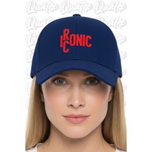 Quatex Iconic Nakışlı Şapka – Lacivert %100 Pamuk Gabardin Unisex Model